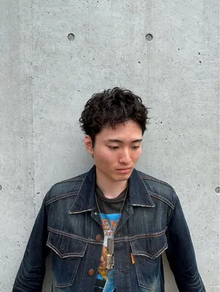 ニュアンスパーマ フェザーパーマ 楓河のヘアスタイル