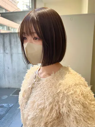 ショート 小顔ボブ jilblanカホのヘアスタイル