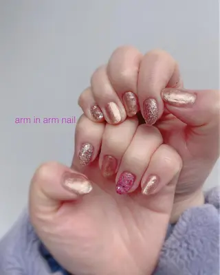 ネイル arm in arm ︎✿Yamamotoのマツエク・マツパデザイン