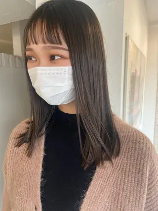 ミディアム カラー ヘアアレンジ SALOWIN恵比寿所属・ヘッドスパで脳を 整える✨chacoのヘアスタイル