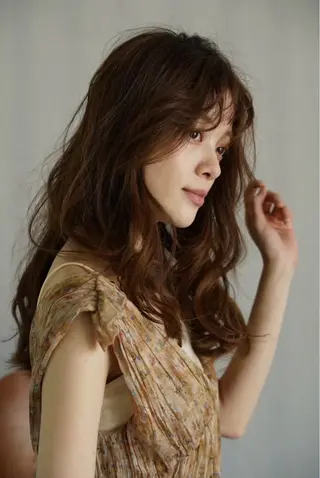 ロング カラー パーマ sweet room所属・髪質改善/ニュアンス シモンのヘアスタイル