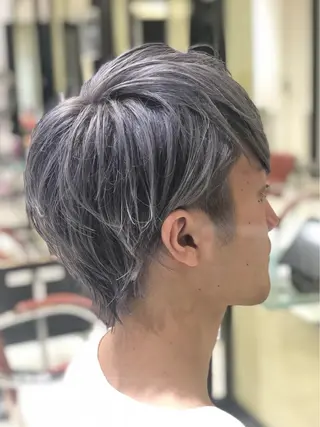 ショート カラー メンズ 井上 武輝のヘアスタイル