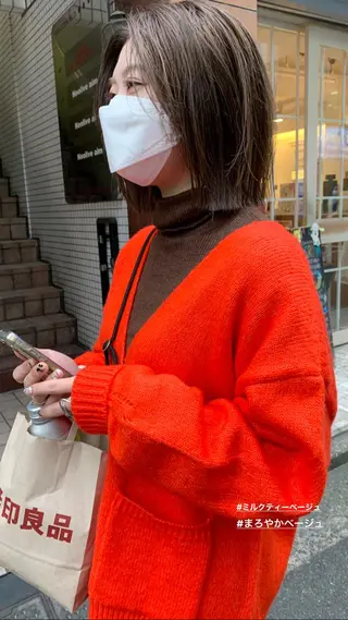 ショート カラー ヘアアレンジ 🌿ショート🌿 パーマ🌿淳平のヘアスタイル