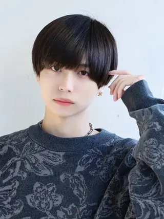 メンズ カット、カラーモデル 募集中のヘアスタイル