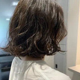 ショート カラー パーマ ✨艶カラー/韓国ヘア ✨momoriのヘアスタイル