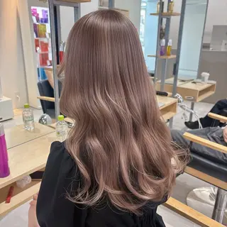 ロング ゆるふわ透明感カラー 🎀ほの/表参道のヘアスタイル