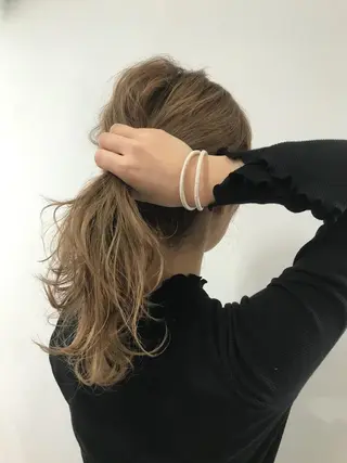 ロング カラー レイヤー/顔周り /AKARIのヘアスタイル