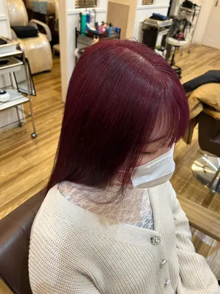 ロング カラー 🐰ハイトーンカラー 畠山　渡🐰のヘアスタイル