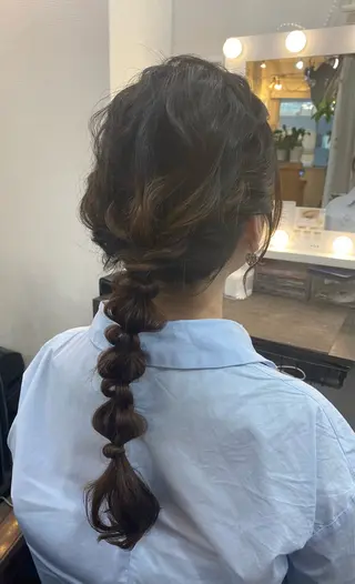 ヘアアレンジ iLuce所属・hair make もりした　ゆうのヘアスタイル