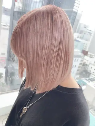 カラー 本格韓国ヘア🇰🇷 【uni】キューさんのヘアスタイル