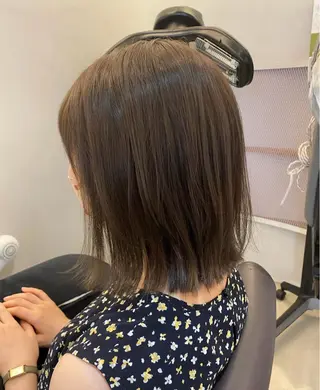 ミディアム 特化✨透明感カラー 白髪染め✨住田緋菜のヘアスタイル