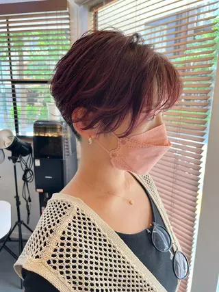 ショート カラー 代表　土屋ヒロユキ ショートカットのヘアスタイル