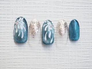 ネイル トップネイリスト Ribbon立川店のネイルデザイン