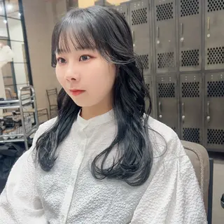 ロング カラー レイヤー/韓国/ ハッシュ/高田翼のヘアスタイル