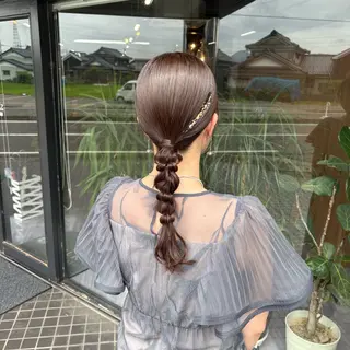 ヘアアレンジ arika マユのヘアスタイル