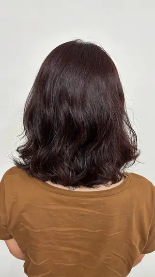 ミディアム カラー 透明感 カラー/国分寺のヘアスタイル