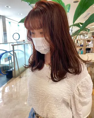 ロング カラー レイヤー/ウルフ🤎 mayo.のヘアスタイル