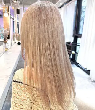 ロング 💓Yuri💓 ハイトーン/デザインのヘアスタイル