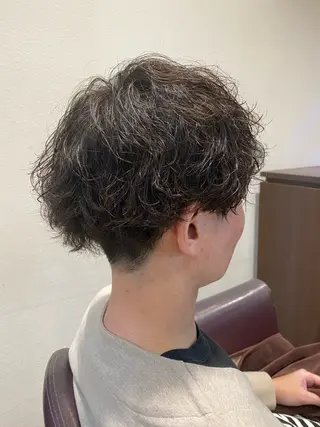 パーマ メンズ 仲井 充のヘアスタイル