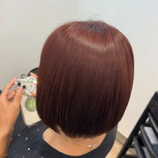 ショート カラー 久保 日菜奏のヘアスタイル