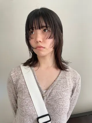 ミディアム 🎀ボブ＋ハイトーン シュカ👶🏻のヘアスタイル