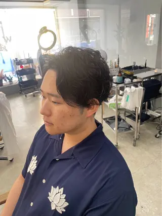 ショート パーマ メンズ メンズ専門サロン wokeのヘアスタイル
