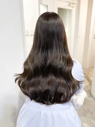 ミディアム カラー ミディアム/顔周り/ ベージュ🌼mayuのヘアスタイル