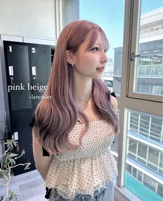 セミロング カラー 原宿・表参道 senriのヘアスタイル