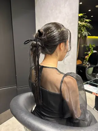 ロング ヘアアレンジ 🌷レイヤー・ボブ /tomomi🌷のヘアスタイル