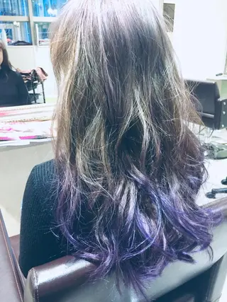 セミロング カラー ヘアアレンジ 大西 カズマのヘアスタイル