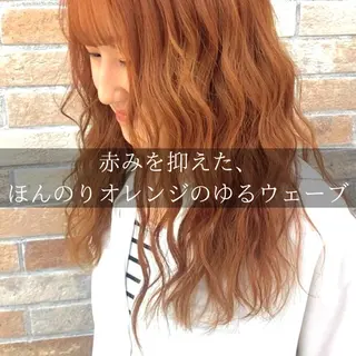 セミロング カラー 湯浅 了一のヘアスタイル