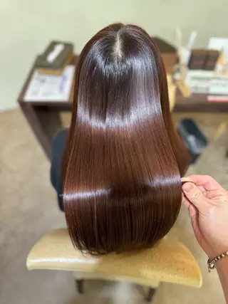 ロング ヘアーメイクポリッシュ桂所属・山﨑 将弥のヘアスタイル