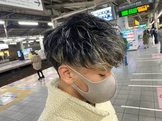 ミディアム メンズ HIRO GINZA 池袋東口店所属・林田 龍明のヘアスタイル