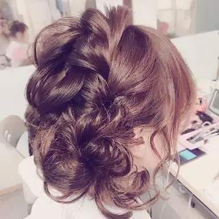 ヘアアレンジ Rêve なかやまのヘアスタイル