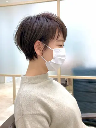 ショート カラー ショートヘア相談所✨ 澤里大のヘアスタイル