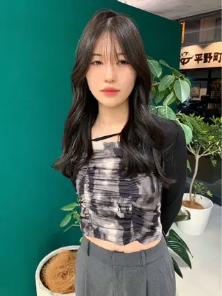 カラー 北野 なのはのヘアスタイル