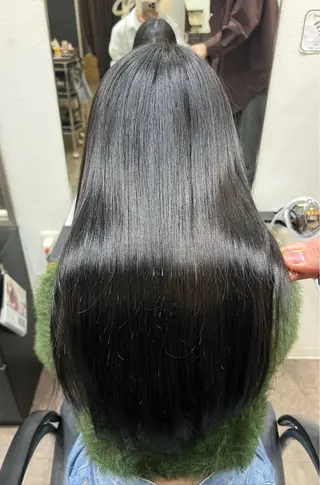 ロング カラー 中谷 あずみのヘアスタイル