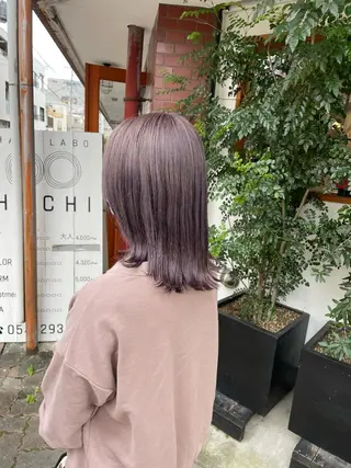 ミディアム ‪ ヘアーラボ ハチHAIR RABO HACHI所属・高山 妃のヘアスタイル