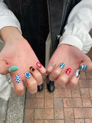 ネイル hair&nail ☯️アイリ☯️のネイルデザイン