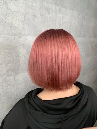 ショート mimiiy梅田 中崎町ハイトーンのヘアスタイル