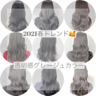 セミロング カラー ヘアアレンジ メンズ キッズ ネイル マツエク・マツパ 💕トレンドうる艶髪 💕TUNE銀座のヘアスタイル