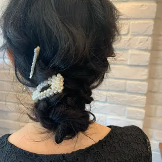 ロング ヘアアレンジ SHANTi 飯塚 ヘアセット/髪質改善のヘアスタイル