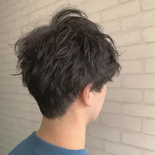 ショート パーマ メンズ ✨髪質改善✨ kazuyaのヘアスタイル
