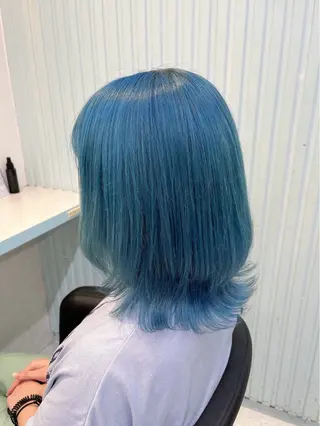 ミディアム カラー ブリーチカラー 🩵MIZUKIのヘアスタイル