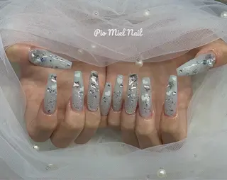 ネイル HANA 長さだしのネイルデザイン