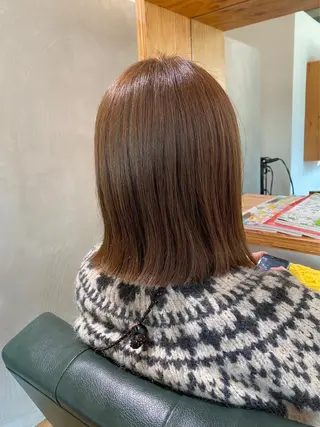 ミディアム カラー Hollow池田店所属・美容室 Hollowのヘアスタイル