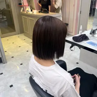 ミディアム 愛され暖色♥️モテ 艶髪♥️りなのヘアスタイル