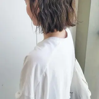 ショート カラー パーマ iplus✴ まつげ、眉毛、耳つぼのマツエク・マツパデザイン