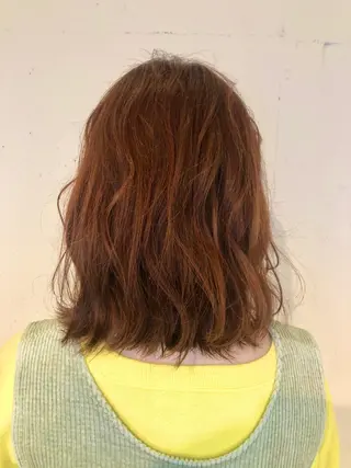 ミディアム 🍂秋の透け感カ ラー🍂HIDEKAのヘアスタイル