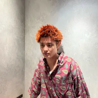 ショート シャドウパーマ/メン ズカット/だいじゅのヘアスタイル